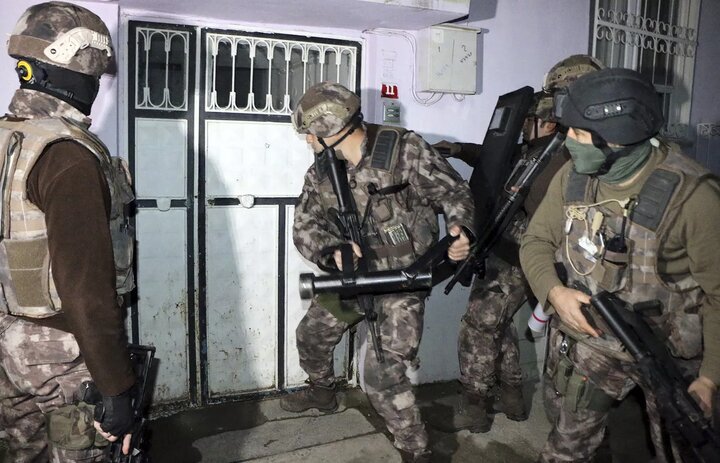 بازداشت ۳۴ مظنون مرتبط با داعش در ترکیه