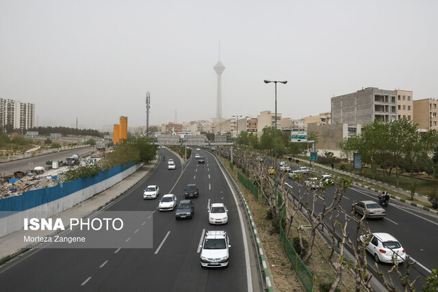 هوای تهران در شرایط نارنجی